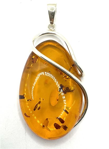 Charm Domar Donna Ambra in Argento Ambra AMBER-CH-8-280 - AMBER-CH-8-280